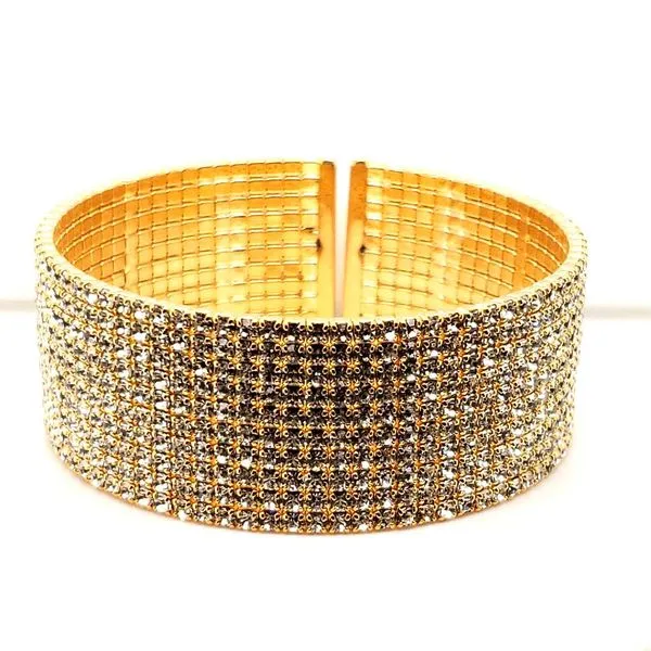 Yellow 10 Row Crystal Bracelet Trinity Jewelers  Pittsburgh, PA