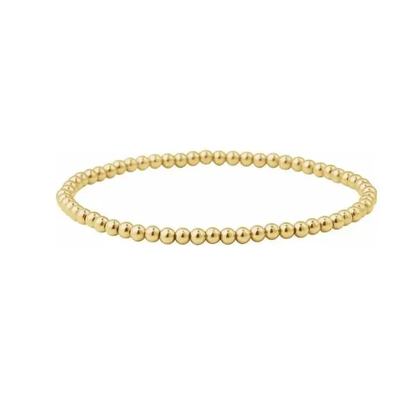 14 Karat Yellow Gold Filled Beaded Bracelet Trinity Jewelers  Pittsburgh, PA