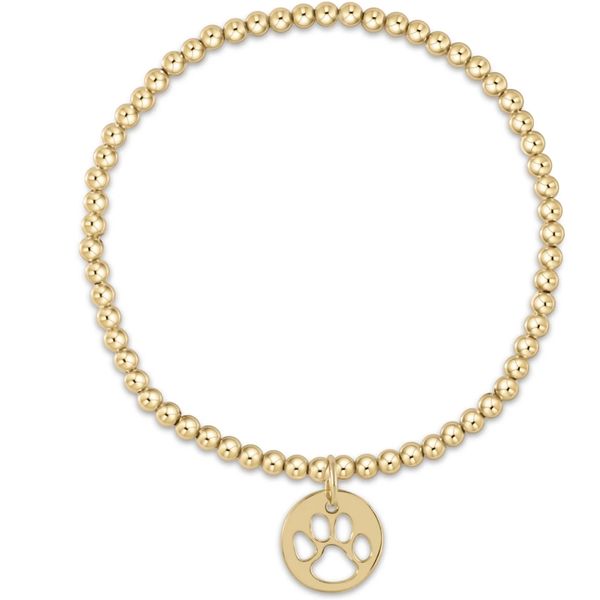 Enewton Classic Gold 3mm Bracelet - Paw Print Gold Disc Trinity Jewelers  Pittsburgh, PA