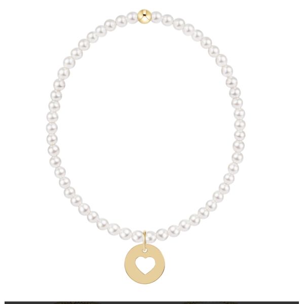 ENewton- Classic Pearl 3MM Bracelet - Love Gold Disc Trinity Jewelers  Pittsburgh, PA