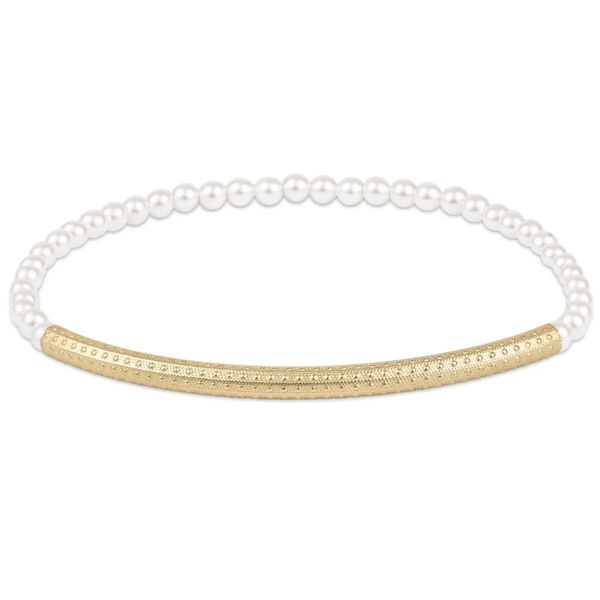 Enewton Bliss Bar Textured Pearl 3mm Bracelet Trinity Jewelers  Pittsburgh, PA