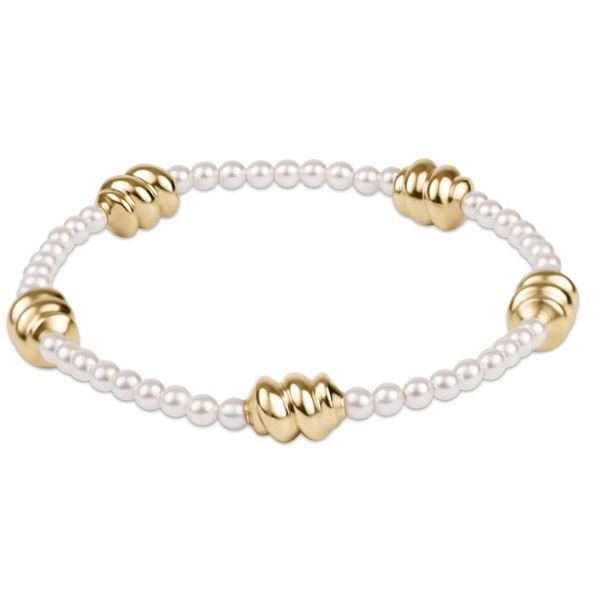 ENewton - Admire Gold 3MM Pearl Bracelet Trinity Jewelers  Pittsburgh, PA