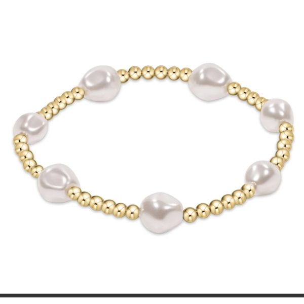 ENewton- Admire Pearl 3MM Gold Bracelet Trinity Jewelers  Pittsburgh, PA
