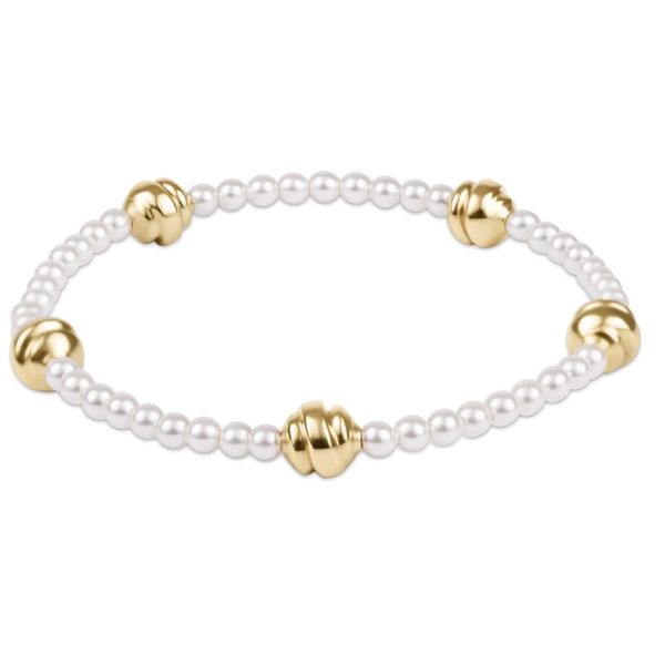 ENewton - Admire Smal Gold 3MM Pearl Bracelet Trinity Jewelers  Pittsburgh, PA