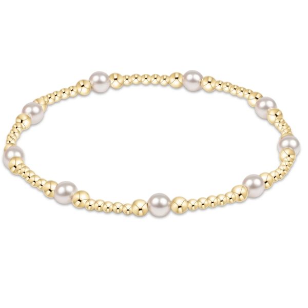 ENewton - Purpose Pearl 4MM Gold Bracelet Trinity Jewelers  Pittsburgh, PA
