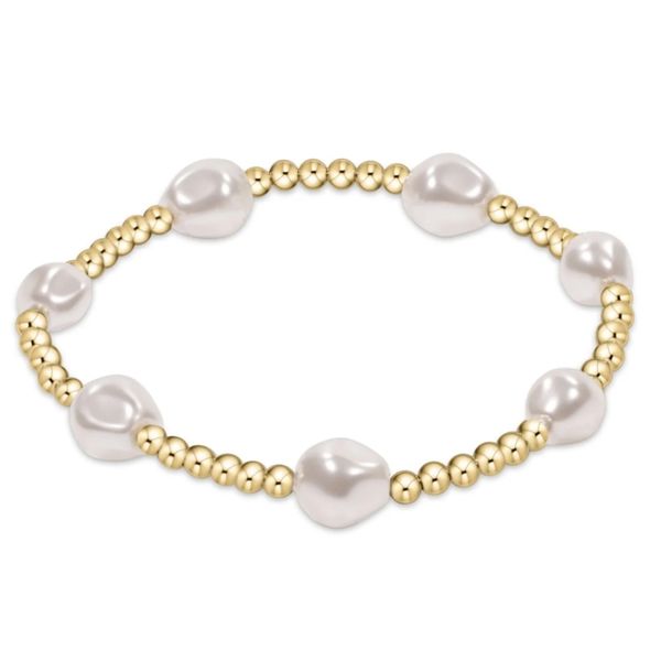 ENewton - Extends Admire Pearl 3MM Gold Bracelet Trinity Jewelers  Pittsburgh, PA