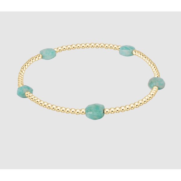 Enewton - Admire Small Gem 2MM Gold Bracelet - Amazonite Trinity Jewelers  Pittsburgh, PA