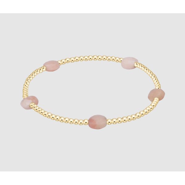 Enewton- Admire Small Gem 2MM Gold Bracelet - Pink Opal Trinity Jewelers  Pittsburgh, PA