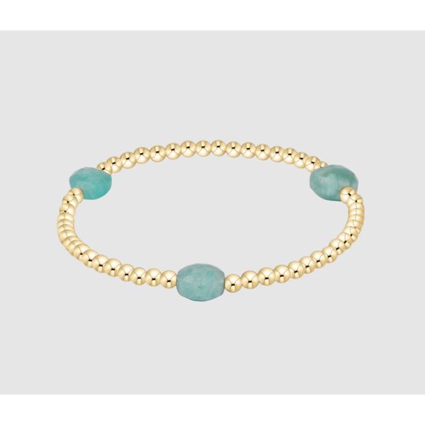 Enewton- Admire Gem 3MM Gold Bracelet-Amazonite Trinity Jewelers  Pittsburgh, PA