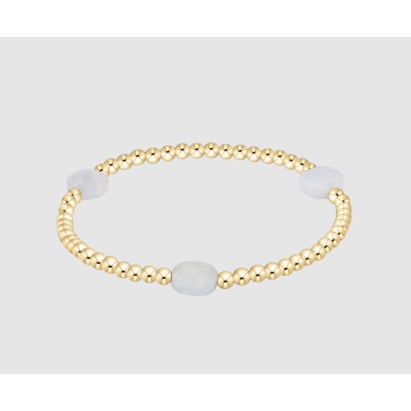 Enewton - Admire Gem 3MM Gold Bracelet- Aquamarine Trinity Jewelers  Pittsburgh, PA