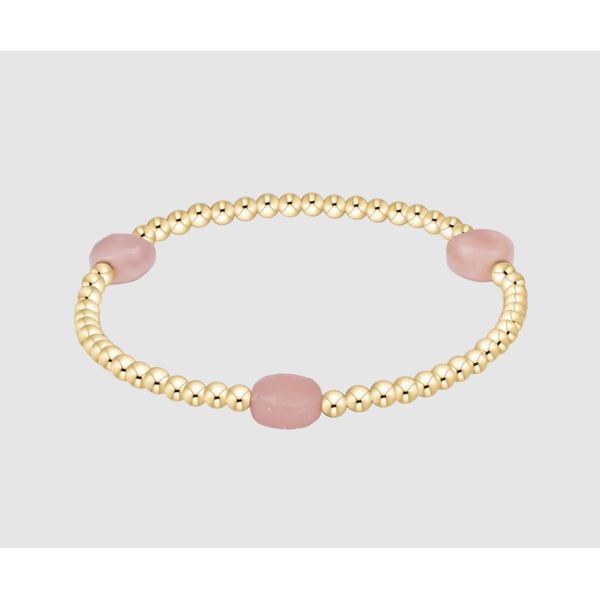 Enewton- Admire Gem 3MM Gold Bracelet - Pink Opal Trinity Jewelers  Pittsburgh, PA