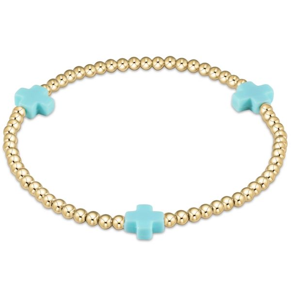 Enewton - Extends Signature Cross 3MM Gold Bracelet - Turquoise Trinity Jewelers  Pittsburgh, PA