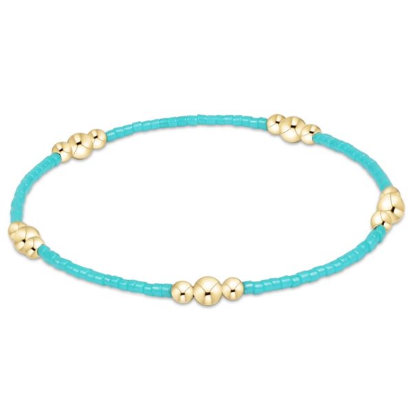 Enewton  Hope Purpose Gold Bracelet - Turquoise Trinity Jewelers  Pittsburgh, PA