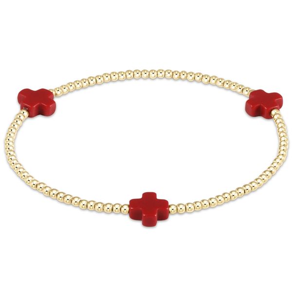 Enewton Siganture Cross 2mm Gold Bracelet - Red Trinity Jewelers  Pittsburgh, PA