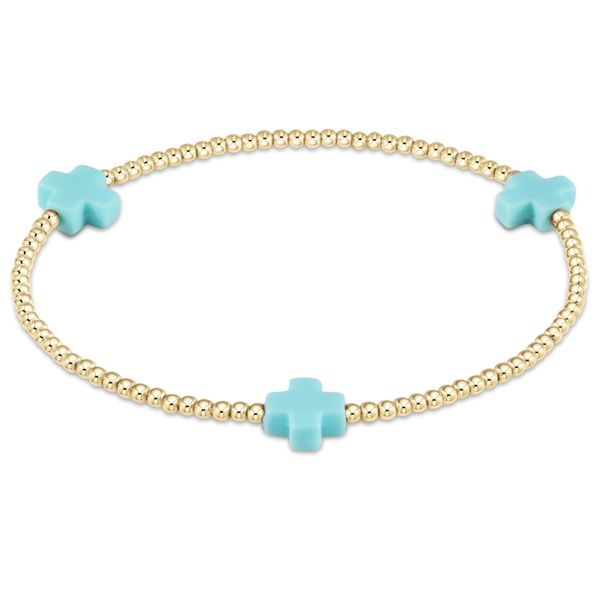 Enewton Siganture Cross 2mm Gold Bracelet - Turquoise Trinity Jewelers  Pittsburgh, PA