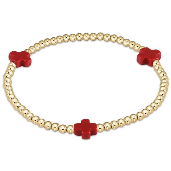Enewton Signature Cross 3mm Gold Bracelet - Red Trinity Jewelers  Pittsburgh, PA