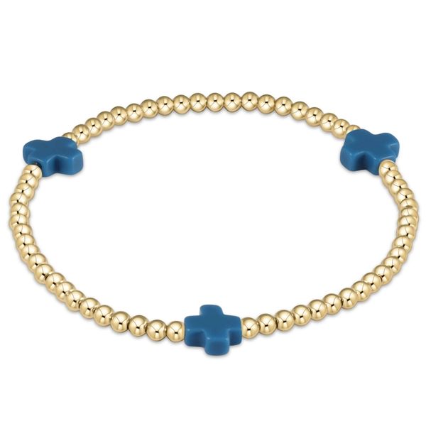 Enewton Signature Cross 3mm Gold Bracelet - Cobalt Trinity Jewelers  Pittsburgh, PA