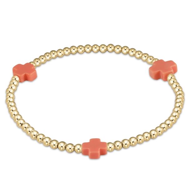 Enewton Signature Cross 3mm Gold Bracelet - Coral Trinity Jewelers  Pittsburgh, PA