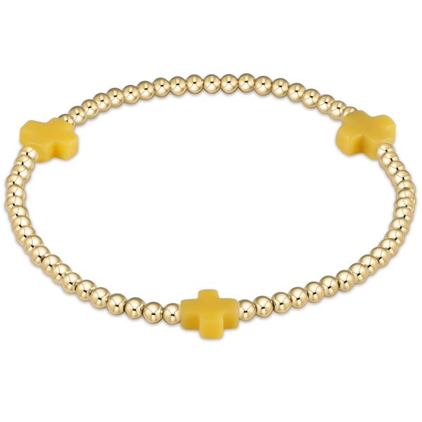Enewton Signature Cross 3mm Gold Bracelet - Canary Trinity Jewelers  Pittsburgh, PA