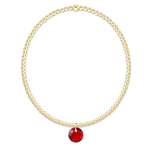 Enewton Classic Gold 2mm Bracelet - Reflection Small Charm - 01 Trinity Jewelers  Pittsburgh, PA