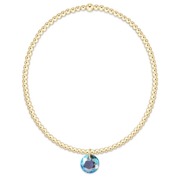Enewton Classic Gold 2mm Bracelet - Reflection Small Charm - 03 Trinity Jewelers  Pittsburgh, PA