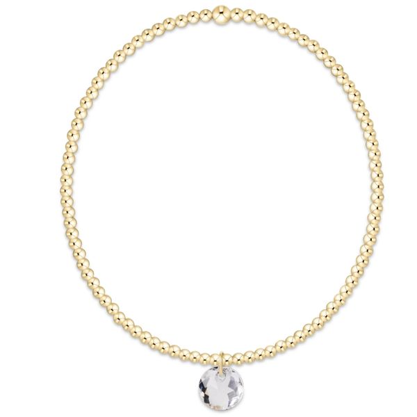 Enewton Classic Gold 2mm Bracelet - Reflection Small Charm - 04 Trinity Jewelers  Pittsburgh, PA
