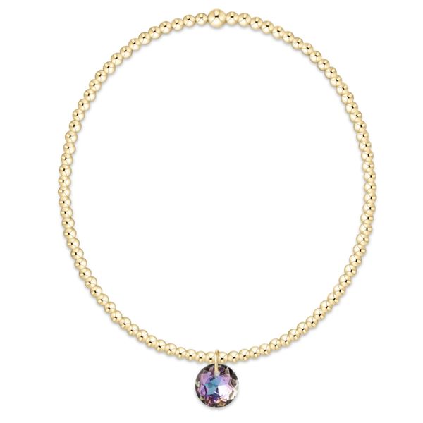 Enewton Classic Gold 2mm Bracelet - Reflection Small Charm - 06 Trinity Jewelers  Pittsburgh, PA