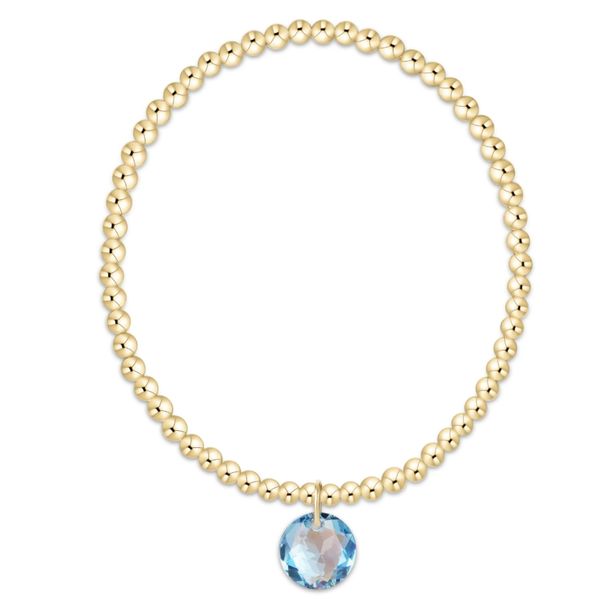 Enewton Classic Gold 3mm Bracelet - Reflection Small Charm - 03 Trinity Jewelers  Pittsburgh, PA
