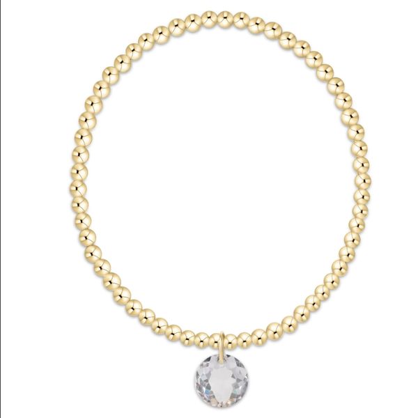 Enewton Classic Gold 3mm Bracelet - Reflection Small Charm - 04 Trinity Jewelers  Pittsburgh, PA