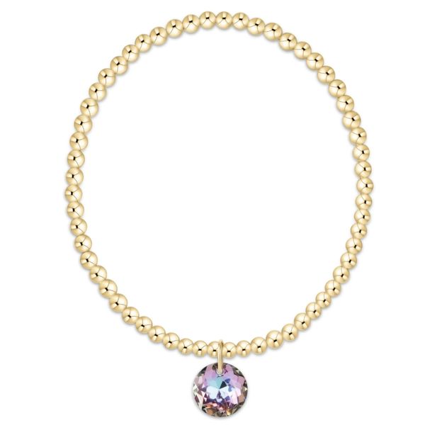 Enewton Classic Gold 3mm Bracelet - Reflection Small Charm - 06 Trinity Jewelers  Pittsburgh, PA