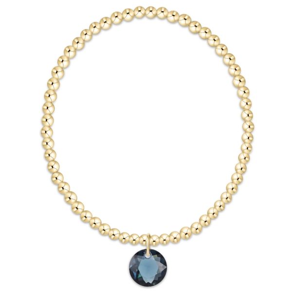 Enewton Classic Gold 3mm Bracelet - Reflection Small Charm - 09 Trinity Jewelers  Pittsburgh, PA