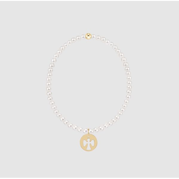 Enewton Egirl Classic Pearl 3mm Bracelet - Guardian Angel Gold Disc Trinity Jewelers  Pittsburgh, PA