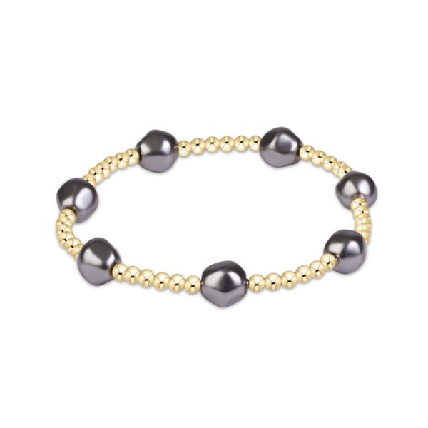 Enewton Extends Admire Pearl Dark Grey 3mm Gold Bracelet Trinity Jewelers  Pittsburgh, PA