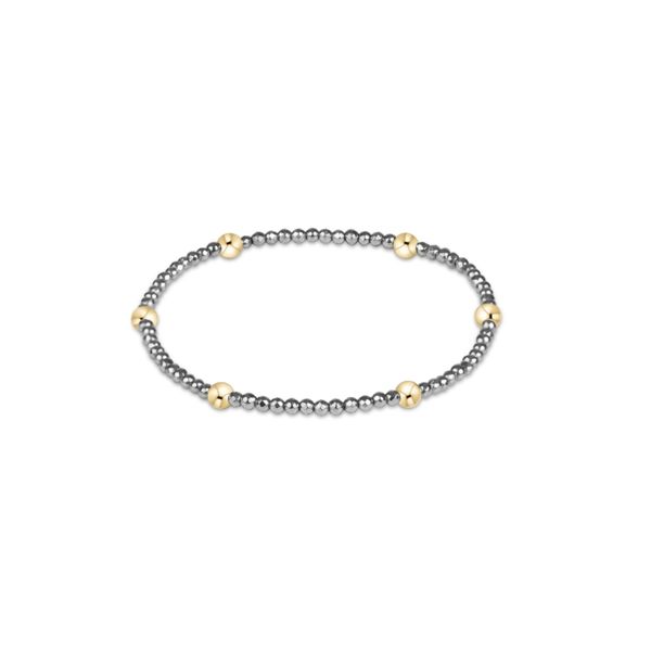 Enewton Extends Presence Silver Faceted Hematite 2mm Bracelet Trinity Jewelers  Pittsburgh, PA