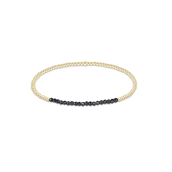 Enewton Gold Bliss Faceted Hematite 2mm Gold Bracelet Trinity Jewelers  Pittsburgh, PA