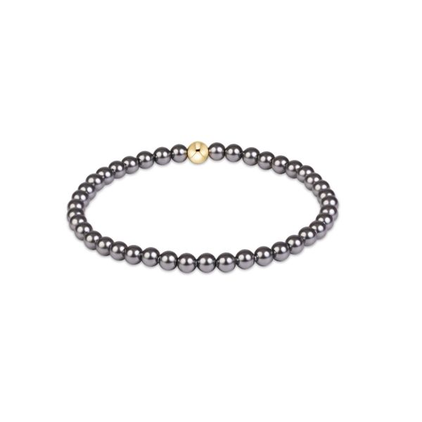 Enewton Classic Pearl Dark Grey 4mm Bracelet Trinity Jewelers  Pittsburgh, PA