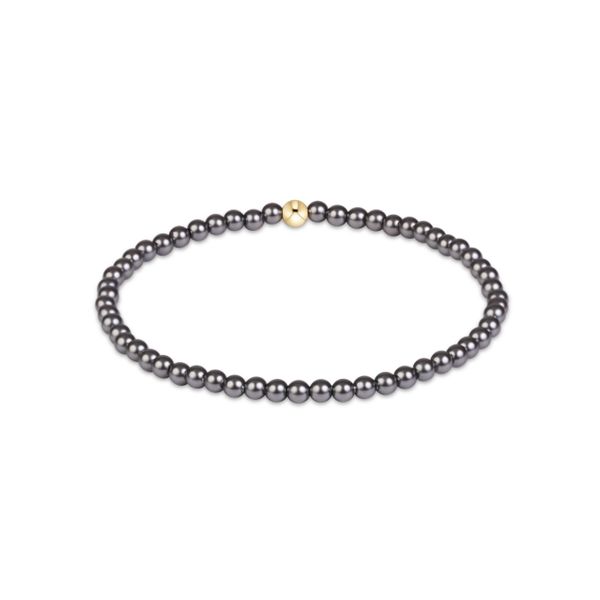 Enewton Classic Pearl Dark Grey 3mm Bracelet Trinity Jewelers  Pittsburgh, PA
