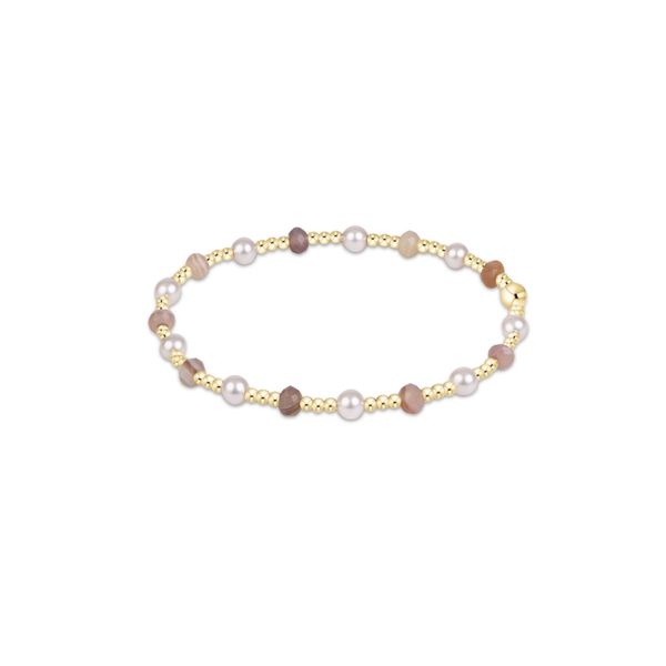 Enewton Extends Sincerity Gemstone & Pearl 4mm Bracelet - Botswana Agate Trinity Jewelers  Pittsburgh, PA