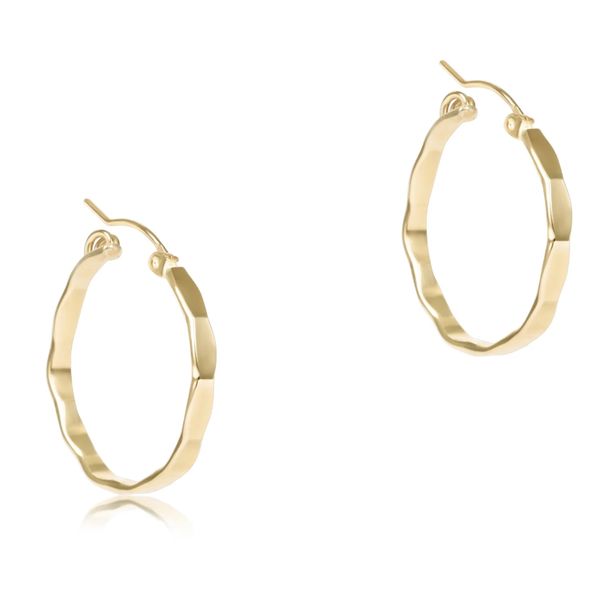 Enewton Scalloped Round Gold 1.25