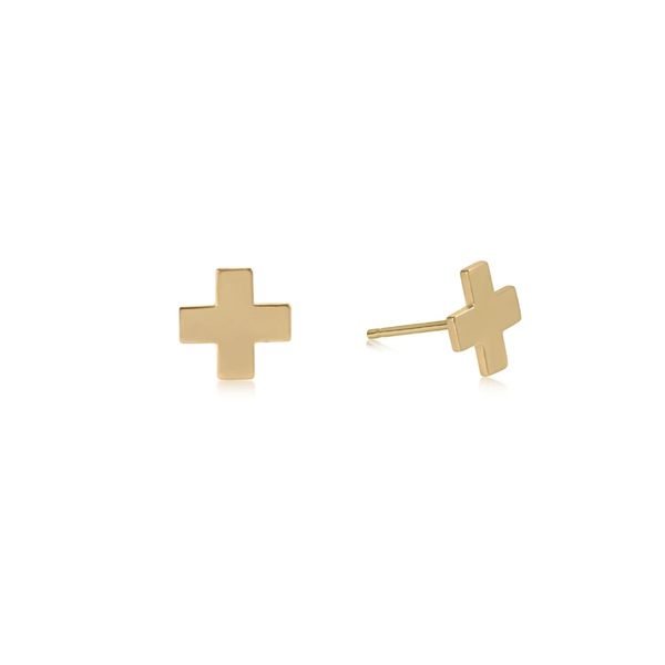 Enewton Signature Cross Stud - Gold Trinity Jewelers  Pittsburgh, PA