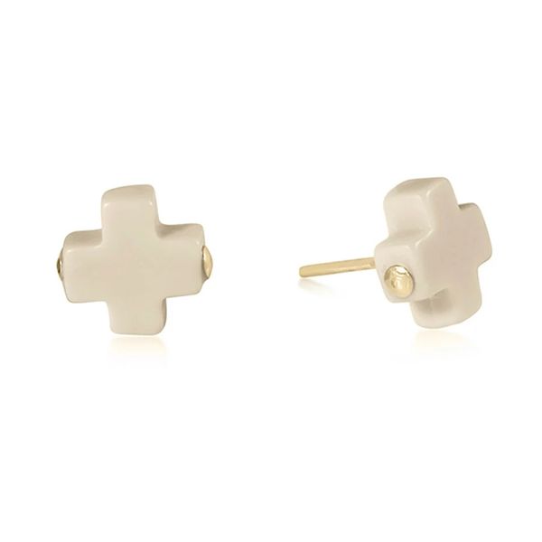 Enewton Signature Cross Stud - Off White Trinity Jewelers  Pittsburgh, PA