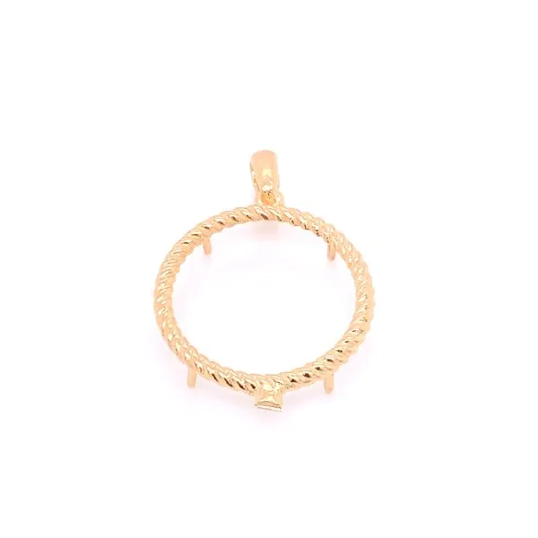 Coin Frames in 14 Karat Yellow Gold 1.5 Grams similar item image