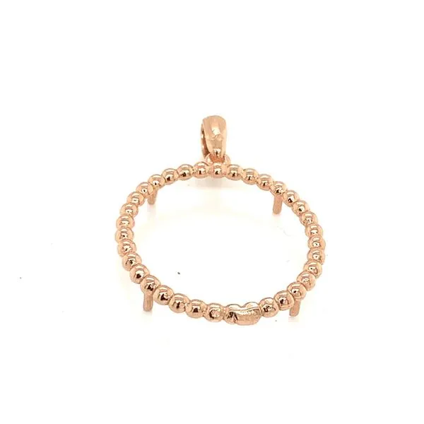 Coin Frames in 14 Karat Rose Gold 1.6 Grams Tzfasman Jewelers Brooklyn, NY