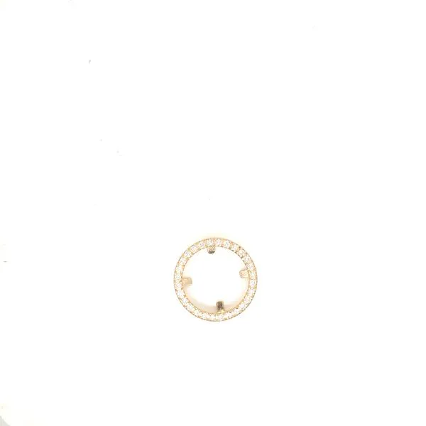 Coin Frames in 14 Karat Yellow Gold 3.5 Grams Tzfasman Jewelers Brooklyn, NY