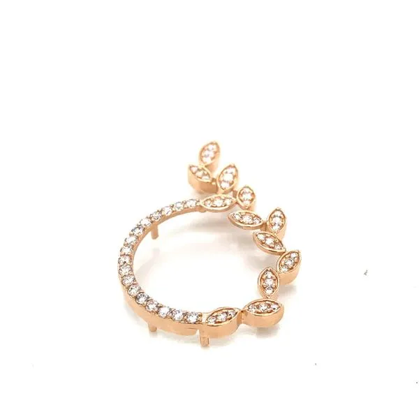 Coin Frames in 14 Karat Rose Gold 2.3 Grams Tzfasman Jewelers Brooklyn, NY