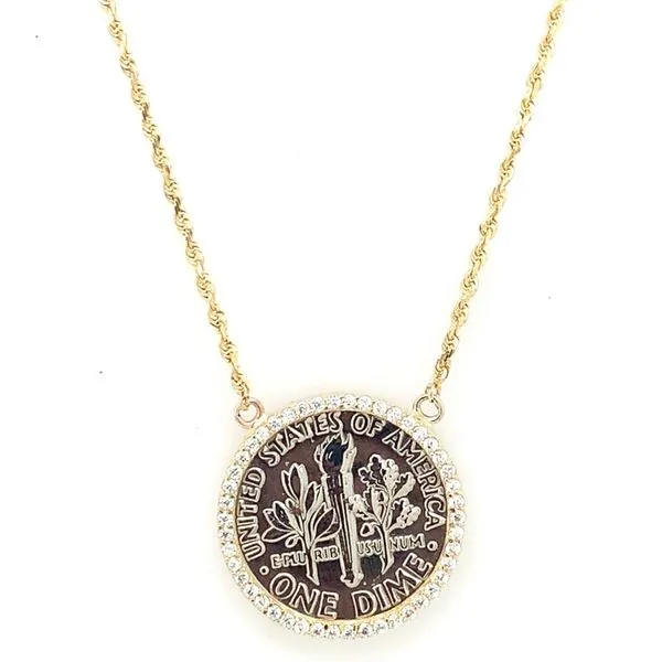 Coin Frames in 14 Karat Yellow Gold 3.8 Grams Tzfasman Jewelers Brooklyn, NY