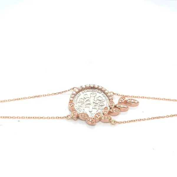 Coin Frames in 14 Karat Rose Gold Tzfasman Jewelers Brooklyn, NY