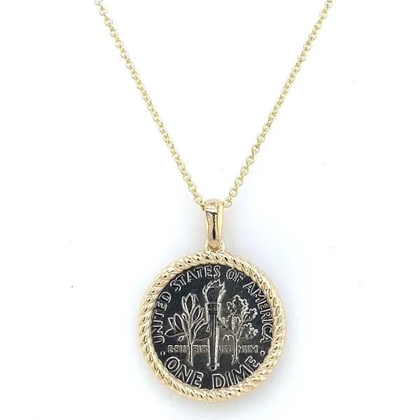 Coin Frames in 14 Karat Yellow Gold Tzfasman Jewelers Brooklyn, NY