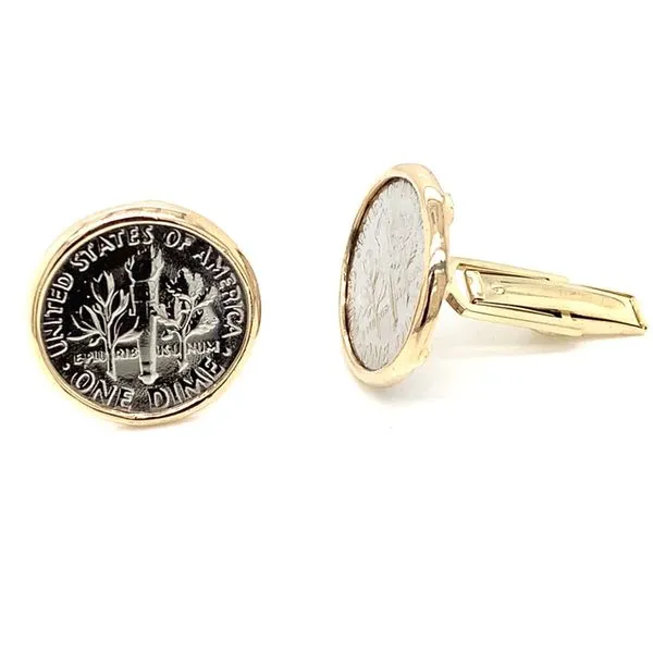 Coin Frames in 14 Karat Yellow Gold 5.9 Grams Tzfasman Jewelers Brooklyn, NY
