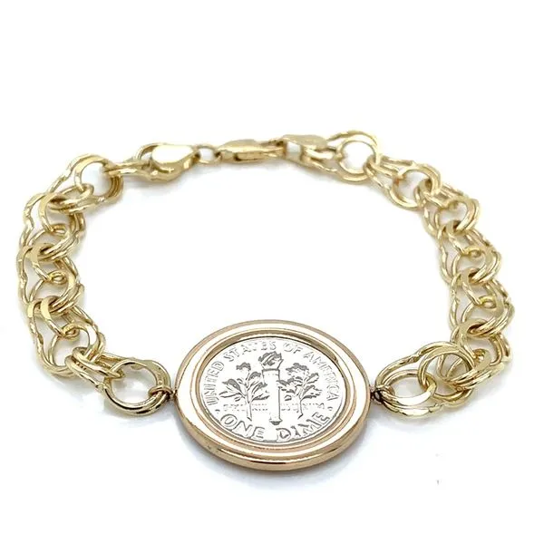 Coin Frames in 14 Karat Yellow Gold 15.9 Grams Tzfasman Jewelers Brooklyn, NY